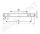 Фланец нержавеющий плоский PN 16 Dn 40 (40 мм) AISI 304, DIN