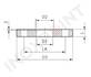 Фланец нержавеющий плоский PN 10 Dn 80 (85 мм) AISI 304, DIN