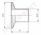 Штуцер CLAMP нержавеющий Dn 65 (70 мм) AISI 316L, DIN